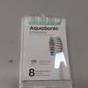 AquaSonic Genuine Standard Replacement Brush Heads | ADA Accepted | for Normal & Sensitive Teeth | Compatible with Many AquaSonic Toothbrush Handles (8 Pack White)
