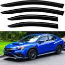 Window Visors Rain Guards for 2022 2023 2024 2025 2026 Subaru WRX, Out-Channel Window Vent Wind Deflectors Visors Shades for 22 23 24 25 26 Subaru WRX Premium Limited GT