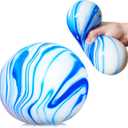 Giant Stress Balls for Kids and Adults - Jumbo Dough Balls Squishy Fidget Toy - Pull, Stretch and Squeeze Stress Ball Squishy Toys, Soft Dough Ball for Relax, Focus, Anxiety Relief (Blue)