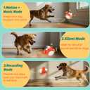 GUKCO Crab Interactive Dog Toys Rechargeable Self-Play Toy with Motion-Activated Ball & Music Recording Modes for Small, Medium & Large Dogs, Moving Dog Toy to Keep Them Busy