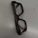 livho Oversized Eyewear Frame for Women and Men - Rectangle Fashion Glasses for Computer, Chic Preppy Frame (*Coco Tortoise)