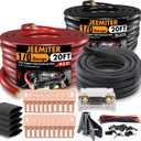 0 Gauge CCA Wire Kit with ANL Fuse, Lugs, Heat Shrink, Loom | Car Audio Power Ground, Battery & Welding Cable for Amp Install, Big 3 Upgrade