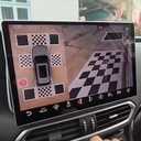 360 Car Camera Calibration Mats, Auto Diagnostic Grid Cloth Tools for Panoramic Bird's-Eye Vehicle Backup DVR System, E + A