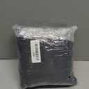 ChrisDowa Small Window Curtains 50 inches Long for Bedroom - Grommet Short Thermal Insulated Room Darkening Curtains for Kitchen (2 Panels, Dark Grey, 29 x 50 Inch)