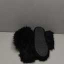 CEPEPRIN Women's Faux Fur Boots Furry Fuzzy Snow Boots Fluffy Winter Boot Warm Comfortable Mid-Calf Boot Outdoor Indoor Flat Shoes Size 8