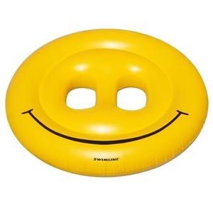 Swimline Smiley Face Pool Float , Yellow Swimline Smiley Face Pool Float , Yellow