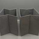 Amazon Basics Bedroom Closet Organizer with 5-Fabric Storage Drawers for Clothes Storage, White