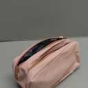 Portable Daily Contact Lens Case Organizer, Disposable Contact Lens Dispenser, Travel Storage Case with Labeled R & L (Pink)