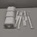 Toilet Brush, 3 Pack Toilet Brush and Holder Set Bathroom Accessories, Toilet Bowl Brush and Holder with 3 Crevice Brush for Bathroom, Toilet Scrubber Brush (White)