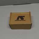 65MM 2.6 Inch Wheel Center Caps for Ford FL341A096 Rim Wheel Center Hub Caps, Pack of 4 Gloss Black with American Flag