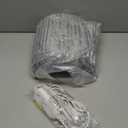 Homemate Heated Blanket Electric Throw - 50"x60" Heating Blanket Throw 1/2/4/6/8 Hours Auto-Off 10 Heat Levels Over-Heat Protection Soft Flannel Sherpa Heater ETL Certification (Light Grey (Striped))