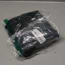 Floerns Women's Y2k Summer Halter Dress Tie Open Back Sleeveless Ruffle Hem Bubble Going Out Mini Dresses (Medium, Black)