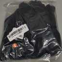 Mosucoirl Dog Raincoat Waterproof Dog Hoodie Reflective Dog Raincoat Hooded Adjustable Rain Jacket for Small Medium Large Dogs Puppies (Black, M)