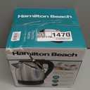 Hamilton Beach Electric Tea Kettle, Water Boiler & Heater, 1.7 Liter, Cordless Serving, 1500 Watts for Fast Boiling, Auto-Shutoff and Boil-Dry Protection, Stainless Steel (40880)