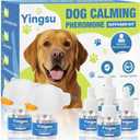 Dog Calming Diffuser, 8 in 1 Puppy Pheromones Calming Diffuser, Relaxing Pheromone for Dogs Relief Stress Anxiety Reduce Aggression Barking, Help Train Dog to Pee, 2 Diffuser 6 Refill(48ml)
