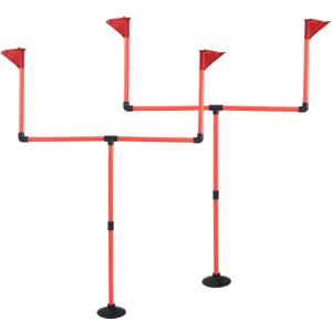 Football Goal Post Set - Football Easily Adjustable Field Goals - 2 Goal Posts Set - Perfect for Children's Backyard Play