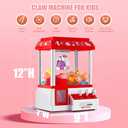 Claw Machine for Kids Toy Mini Arcade Machine Candy Grabber Prize Dispenser Vending Machine Arcade Game Machines for Home Party Christmas Birthday Gifts Cool Girl Toys