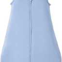 Duomiaomiao Buttery Soft Rayon Made from Bamboo Baby Sleep Sack 6-18 Months 1.0 TOG, Premium Baby Sleeping Bag 2-Way Zipper for Babies