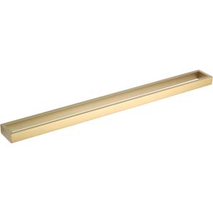 GERZWY 30-Inch Towel Bar, Gold Stainless Steel Modern Square Style Bath Towel Bar Wall Mount HG17702-BE