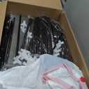 Portable Wardrobe Clothing Wardrobe Shelves Clothes Storage Organiser with 4 Hanging Rail,Grey