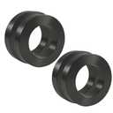 4-Pack Ferrite Ring Magnet | OD2.35 x ID1.25" x 0.39" Thick | Large Ceramic Donut Magnets with Hole | Round Magnets for DIY Crafts | Industrial Science