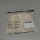 MakeMeChic Women's Sequin Floral Embroidery Halter Top Sleeveless Tie Back Y2K Party Tops (White, L)