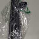 Black Shower Curtain Rod 31 to 68 Inch,1 Inch Diameter Adjustable Spring Tension Stainless Steel Telescoping Rod, Easy Install, No Rust