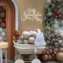 Wooden Sign Decor, A Little Snowflake is on The Way, Natural Wood,Nursery Announcement, Gender Reveal parties,Winter Wonderland Theme Baby Shower,for Babys photo studio photography/wall decors