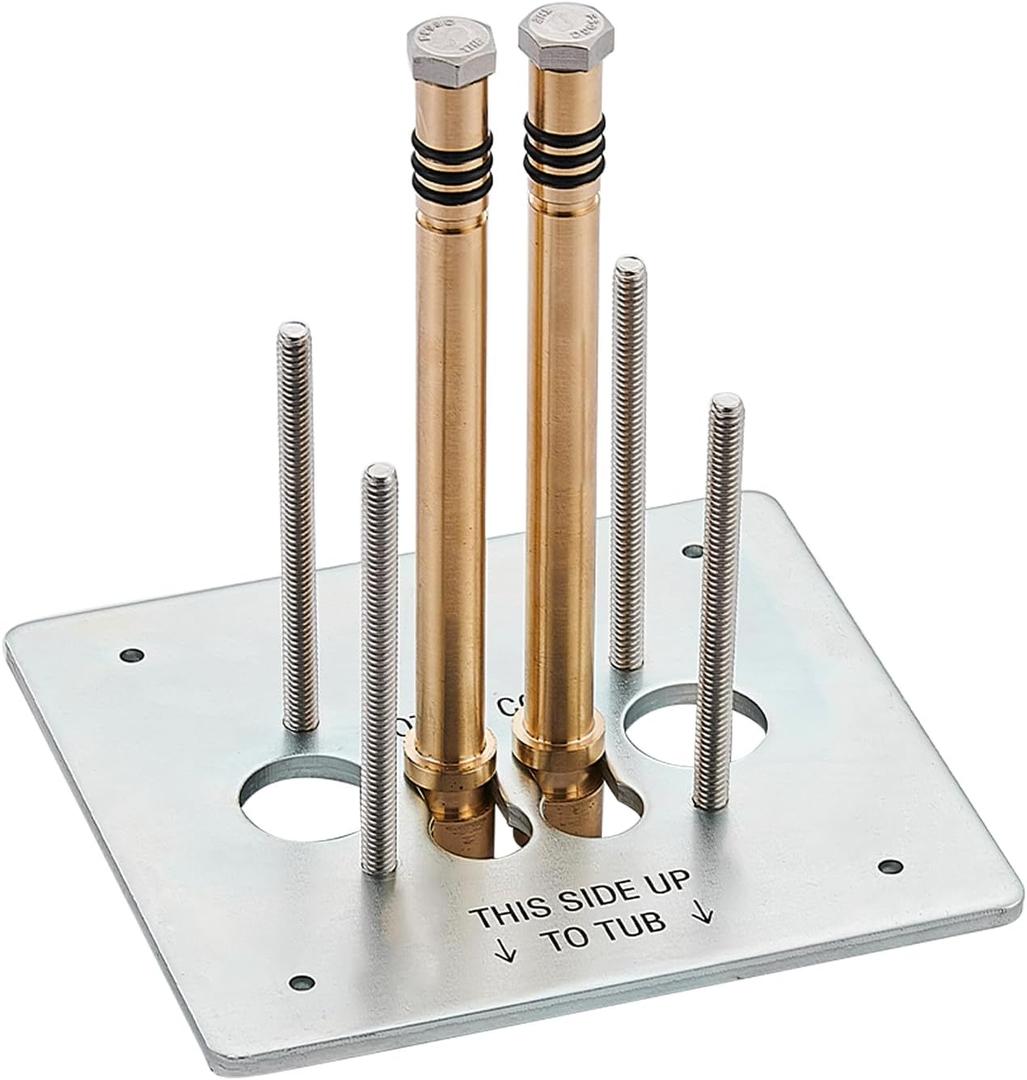 R4700-FL Floor-Mount Rough-In Valve, Compatible with Delta Freestanding Tub Fillers, Chrome