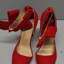 MMJULY Z&L Fashion Women's Pointy Toe High Heel Stiletto Big Bow Dress Pumps, Size 42