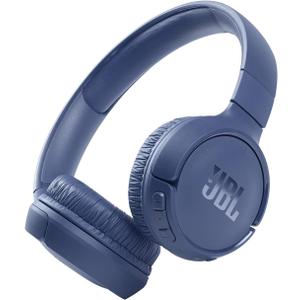 JBL Tune 510BT - Bluetooth headphones with up to 40 hours battery, microphone for call, foldable and comfortable, Android and iOs compatible (Blue)