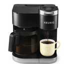K-Duo Single Serve K-Cup Pod & Carafe Coffee Maker, with Multiple Brew Sizes, 60oz Removable Reservoir, Programmable Auto Brew Carafe, (Gen 1), Black
