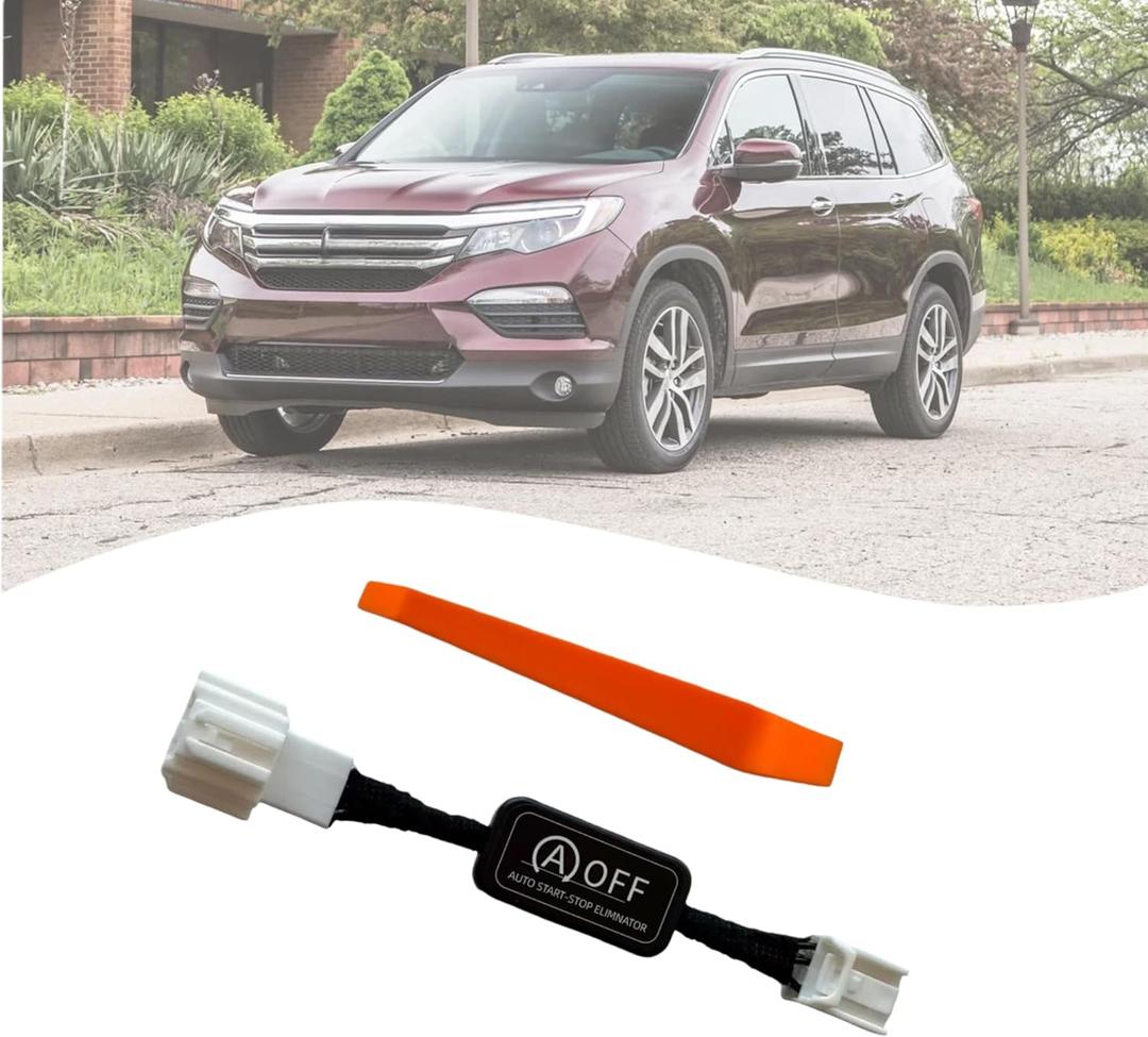 Auto Start Stop Eliminator for 2020 2021 2022 2023 Honda Ridgeline & 2016 2017 2018 Honda Pilot, Permanent Auto Idle Stop Disabler Module/ISG Error-Free Bypass