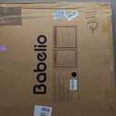 Babelio Extra Wide No Bottom Bar Baby/Dog Gate, 28" H, 29.7-46.5" W, Black