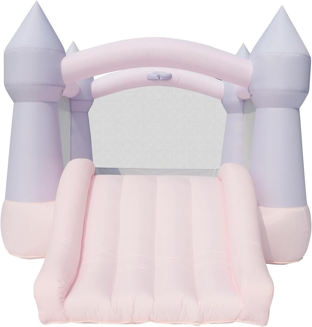 Bounceland Bouncy Castle Daydreamer Cotton Candy Bounce House, Pastel Bouncer with Slide, 12 ft L x 9 ft W x 7 ft H, UL Blower Included, Trendy Bouncer for Kids, Indoor and Outdoor Use