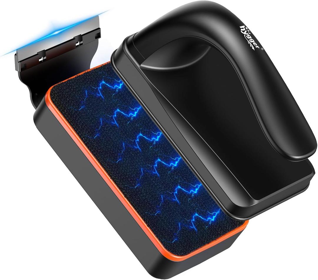 hygger Magnetic Aquarium Fish Tank Glass Cleaner,Detachable Dual-Blades Brush Tool with Floating Scrubber, Double Side Magnetic Algae Scraper for 0.2-0.4 Inch Thick Glass Aquariums Tank (M)