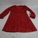 Maggy London Women's Holiday Sequin Dress Event Occasion Cocktail Party Guest of (10, Red)