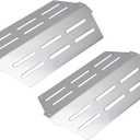 Heat Deflector Replace for Weber 7622 65505 Genesis 300 Series E310 E320 E330 S310 S320 S330 Grill Part with Front Control Knobs (2011 & Newer) 304 Stainless Steel Heat Plates