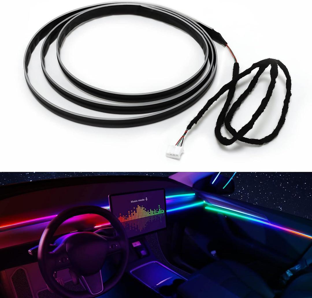 Dreamcolor Acrylic Interior Car LED Strip Light 55.1-inch, Fits Dreamcolor Main & Sub-Controllers