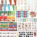 Cholemy 746 Pcs Christmas Classroom Gifts for Students from Teachers Bulk Xmas School Stationery Party Favors Class Stocking Stuffers Pencil Eraser Ruler Stamp Notepad Sticker Bracelet Goodie Bag