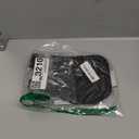 Kingmall Silicone Faucet Mat, Kitchen Faucet Mat for Drip Catcher, 100% Food Grade Silicone, Black, Deck Mount, Single Hole, Reusable, for Faucets with 1cm(0.4 Inch) Deck Plate