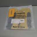 OZERO Men & Women Winter Gloves -30F Deerskin Leather Water-resistant Windproof Cold Weather Glove for Driving Hiking (Medium, Gold-black)