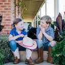 Rollda Kids Cowboy Boots for Boys Girls Western Square Toe Cowgirl Boots with Walking Heel (Toddler/Little Kid/Big Kid) 8