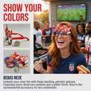 2 x World Soccer Cup 2026 Merchandise-8 Pack Glitter Glasses & Headbands Set,DIY Your Favorite Soccer Star,Clear USA National Flags and Symbols,Sports Events Hairband Headwear Gift (USA set)
