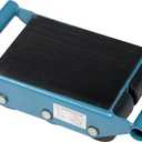 Vestil FMS-6 Steel Fixed Machinery Skates 16-1/4 In. x 8-1/2 In. x 4 In. 12,000 Lb. Capacity Blue