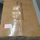 GYIIYUO 2 Wood Drawer Lockable File Cabinet with 22'' Extended Desktop, Mobile Filing Cabinet with Side Bag, Rolling Printer Stand, Fits A4&Letter Size, Home Office, Rustic Brown