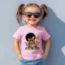 Funny Juneteenth Shirts for Todder Boys Girls Kids, African American History Shirts 1865 Peace Love Tees 2-8T (Yellow)