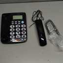 TelPal Corded Big Button Telephone for Elderly Caller ID Landline Phones for Seniors Amplified Telefonos Home Phone for Old People with Speaker and Easy to Read Numbers (Black)