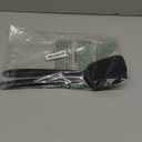 Coukre 2 Pack Silicone Spatula Set, High Heat Resistant, BPA Free Kitchen Spatula, Solid & Slotted Turner for Non-Stick Pans, Sauting, and Flipping (2, PureBlack)