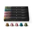 Nespresso Capsules Original, Master Origin Variety Pack, 50- Count (Pack of 1) Espresso Coffee Pods, Brews 1.35oz (EXP 03/31/27)